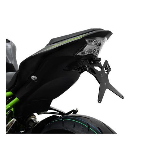 Zieger License Plate Bracket X-Line Black – Kawasaki: 2017–2021 Z 900 / 2020–2021 Z…
