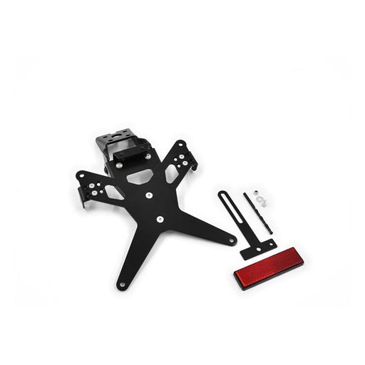 Zieger License Plate Bracket X-Line Black – Kawasaki: 2008–2010 ZX-10R