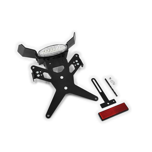 Zieger License Plate Bracket X-Line Black – Kawasaki: 2007–2008 ZX-6R