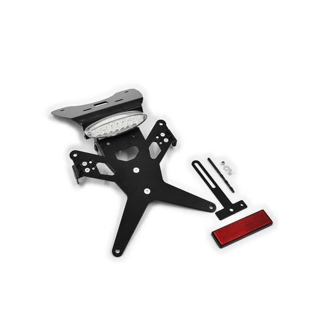 Zieger License Plate Bracket X-Line Black – Suzuki: 2007–2012 GSX 1300 B-King