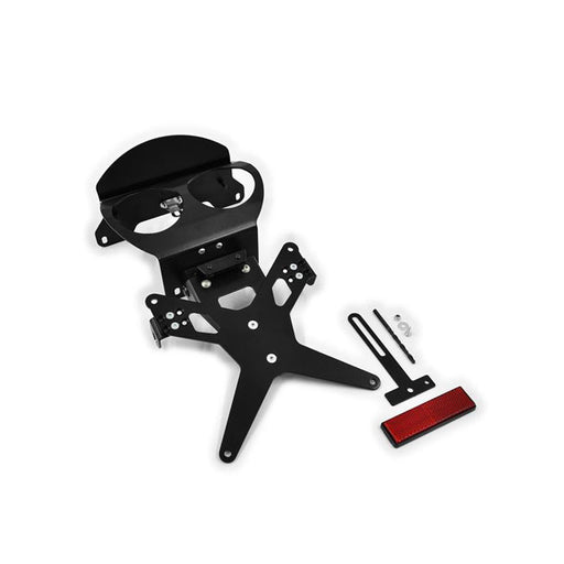 Zieger License Plate Bracket X-Line Black – Suzuki: 2006–2011 GSR 600