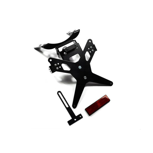 Zieger License Plate Bracket X-Line Black – Suzuki: 2005–2006 GSX-R 1000
