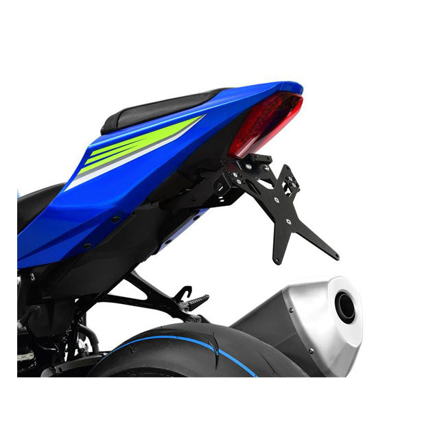 Zieger License Plate Bracket X-Line Black – Suzuki: 2017–2019 GSX-R 1000