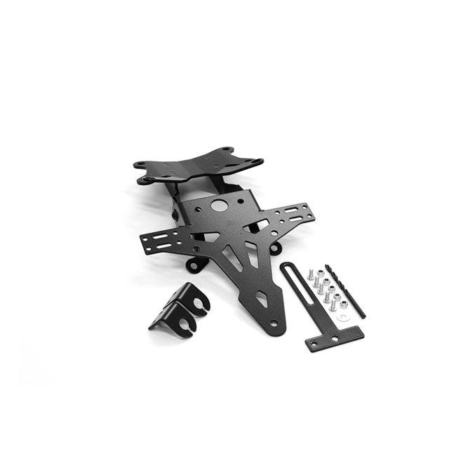 Zieger License Plate Bracket X-Line Black – Suzuki: 2008–2018 GSX-R 1300 Hayabusa
