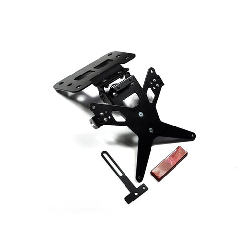 Zieger License Plate Bracket X-Line Black – Suzuki: 2004–2005 GSX-R 600