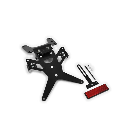 Zieger License Plate Bracket X-Line Black – Suzuki: 2006–2007 GSX-R 600