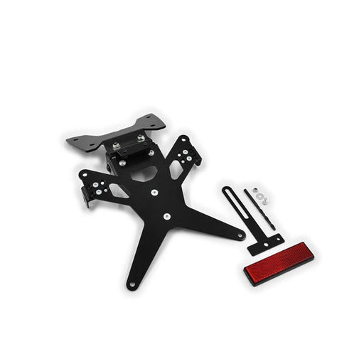 Zieger License Plate Bracket X-Line Black – Suzuki: 2008–2010 GSX-R 600