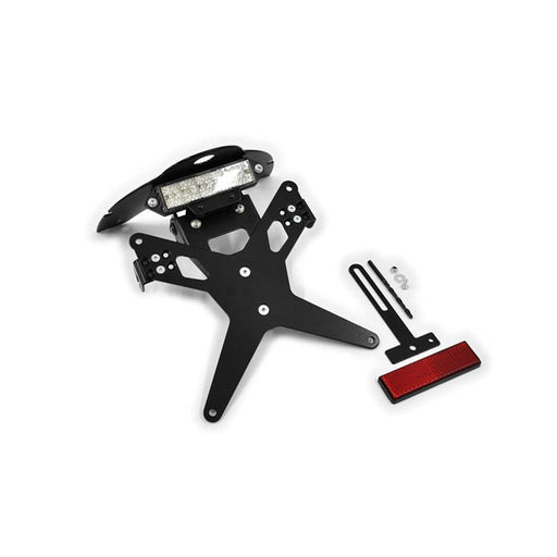 Zieger License Plate Bracket X-Line Black – Suzuki: 2009–2015 SFV 650 Gladius