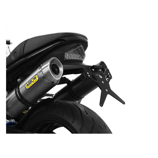 Zieger License Plate Bracket X-Line Black – Triumph: 2005–2010 Speed Triple 1050/R