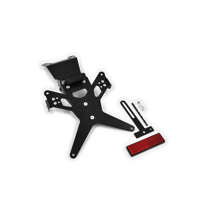 Zieger License Plate Bracket X-Line Black – Triumph: 2011–2015 Speed Triple 1050/R