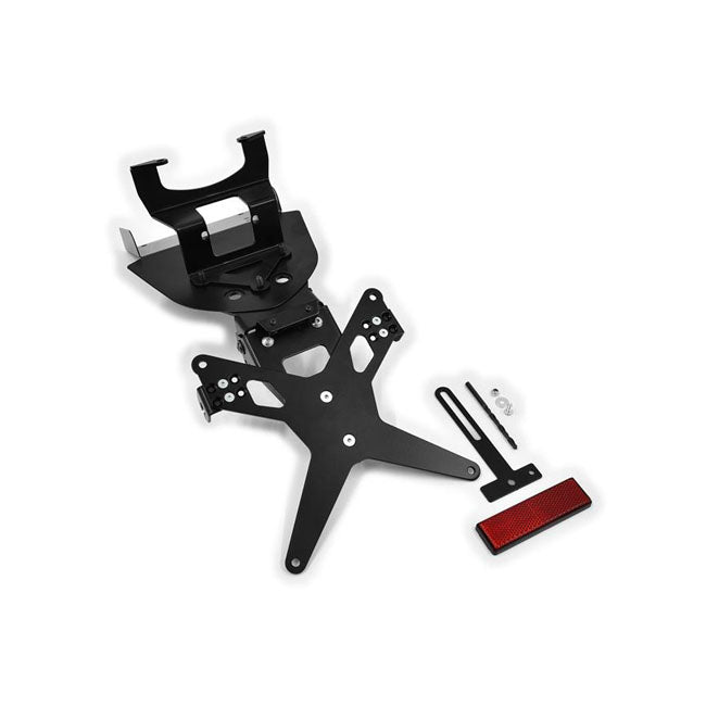Zieger License Plate Bracket X-Line Black – Triumph: 2007–2012 StreetTriple 675/R
