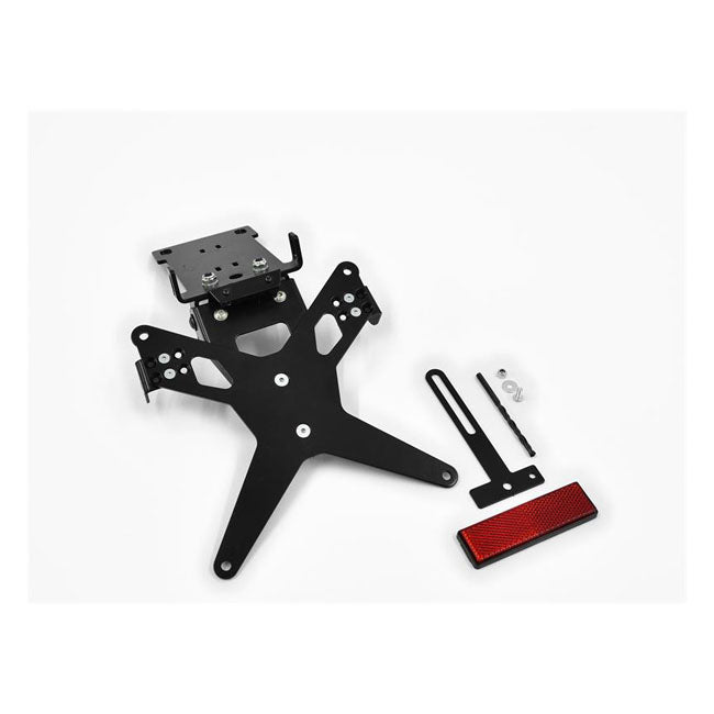 Zieger License Plate Bracket X-Line Black – Yamaha: 2004–2009 FZ6