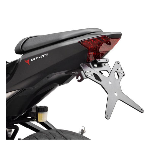 Zieger License Plate Bracket X-Line Black – Yamaha: 2003–2020 MT-07