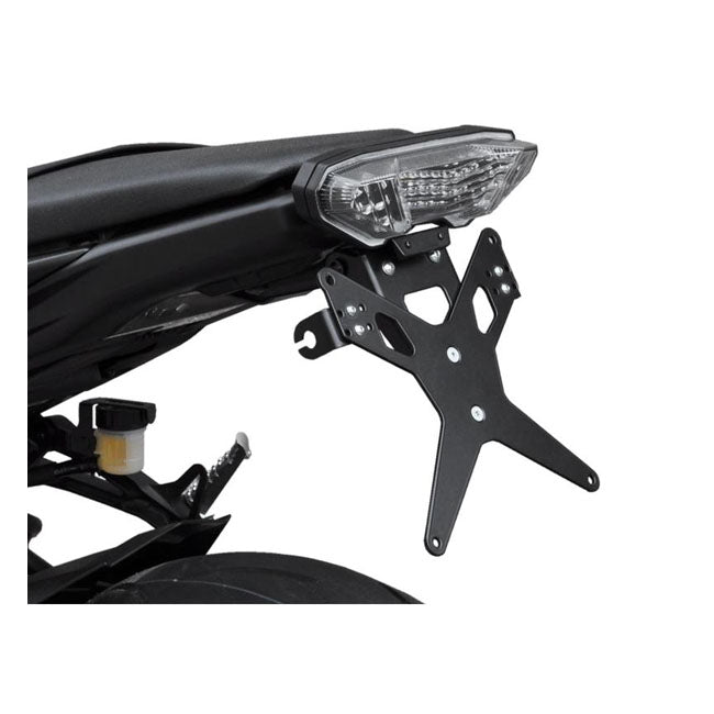 Zieger License Plate Bracket X-Line Black – Yamaha: 2013–2016 MT-09