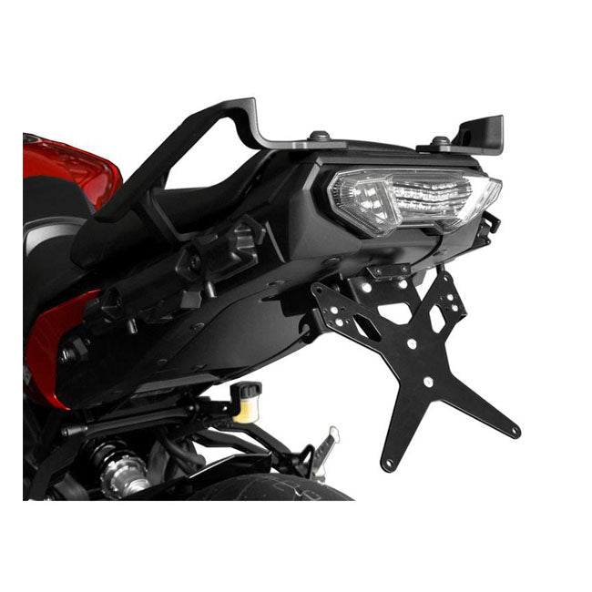 Zieger License Plate Bracket X-Line Black – Yamaha: 2015–2019 MT-09 Tracer