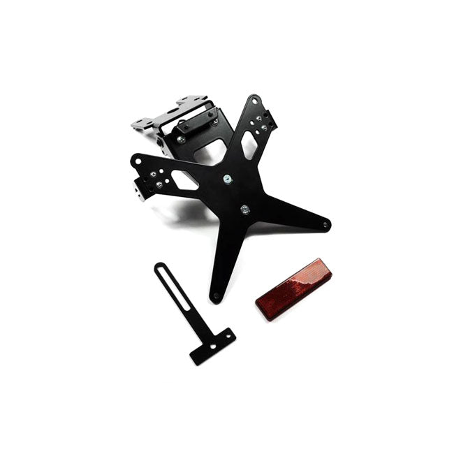 Zieger License Plate Bracket X-Line Black – Yamaha: 2002–2003 YZF-R1
