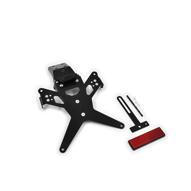 Zieger License Plate Bracket X-Line Black – Yamaha: 2007–2008 YZF-R1