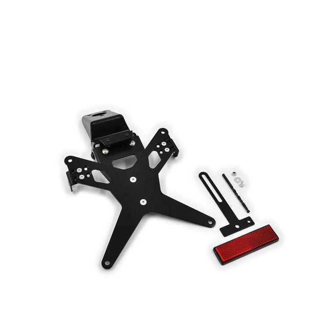 Zieger License Plate Bracket X-Line Black – Yamaha: 2009–2014 YZF-R1