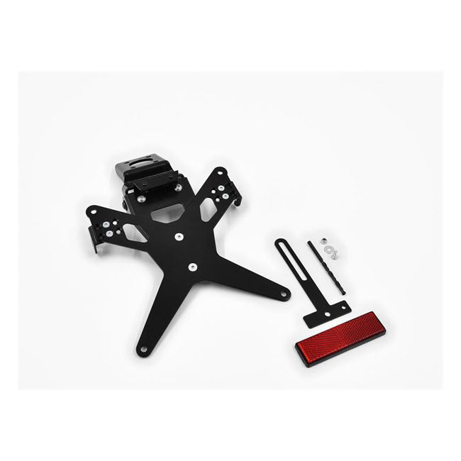 Zieger License Plate Bracket X-Line Black – Yamaha: 2006–2016 YZF-R6