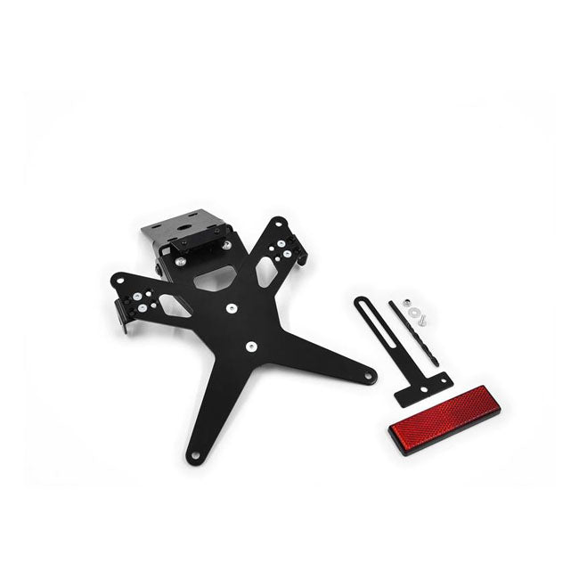 Zieger License Plate Bracket X-Line Black – Yamaha: 1999–2002 YZF-R6