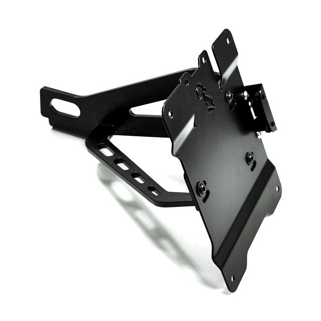 Zieger Side Mount Licence Plate Bracket Kit. Black – 1990–2003 XL Sportster