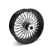 MCS Radial 48 Fat Spoke Rear Wheel 5.50 X 18 Black – 2002–2007 FLT/Touring; 2002–2006 V-Rod