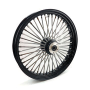 MCS Radial 48 Fat Spoke Front Wheel 3.50 X 23 DF Black – Custom Applications