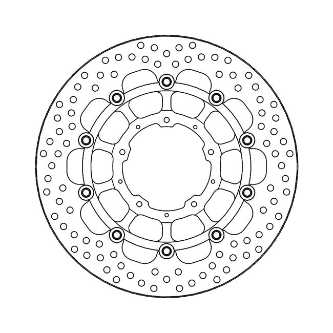 Moto-Master Halo Series Floating Brake Rotor – Front Left: HONDA: 18; 2020 CB 1000 R+…