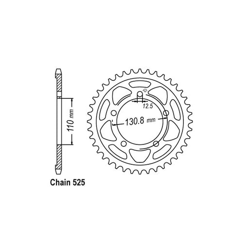 JT Sprockets JT Rear Sprocket 7.45 – BMW: 2014–2020 S1000R; 2012–2017…