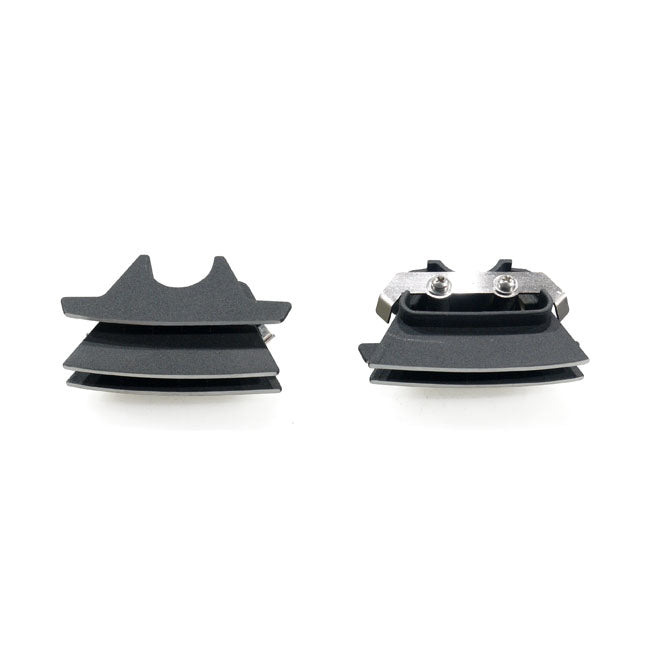 MCS Head Bolt Bridge Cover Set. Finned, Black – 2018–2025 Softail; 2017–2025 FLT/Touring…