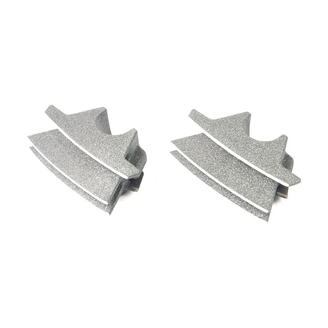 MCS Head Bolt Bridge Cover Set. Finned, Silver Granite – 2018–2025 Softail; 2017–2025 FLT/Touring…
