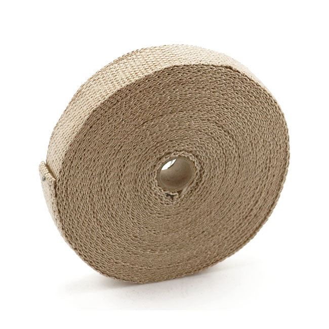 MCS Exhaust Insulating Wrap. 1" Wide Light Brown – Universal