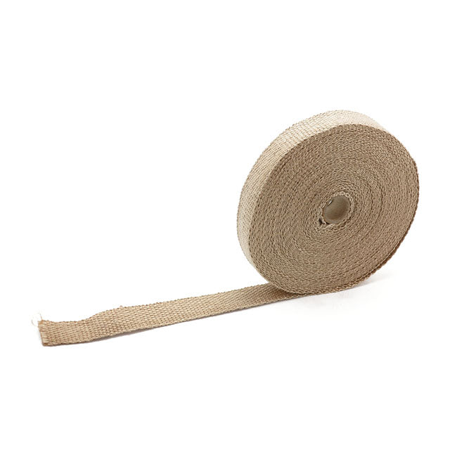MCS Exhaust Insulating Wrap. 1" Wide Light Brown – Universal