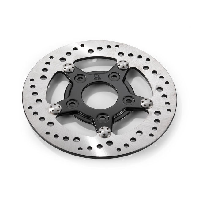 Kustom Tech K-Tech Front Left Brake Rotor 8.5" Stainless, Black Centre – Upto 1999 Models