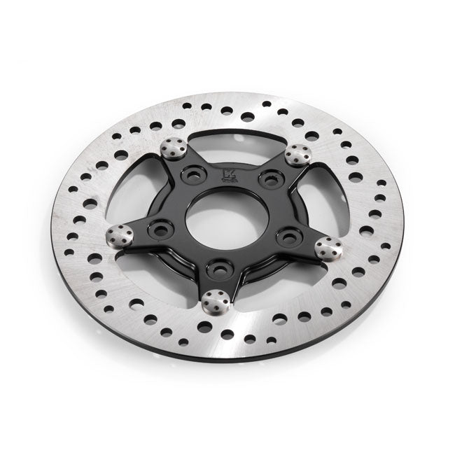 Kustom Tech K-Tech Drilled Brake Rotor Stainless Steel 8,5" – 2000–2025 Softail; 2000–2017 Dyna…