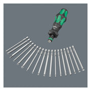 Wera Kraftform Kompakt Turbo 1. 19-Pc Bit Set – Phillips; Pozidriv; Torx® and Hex-plus…