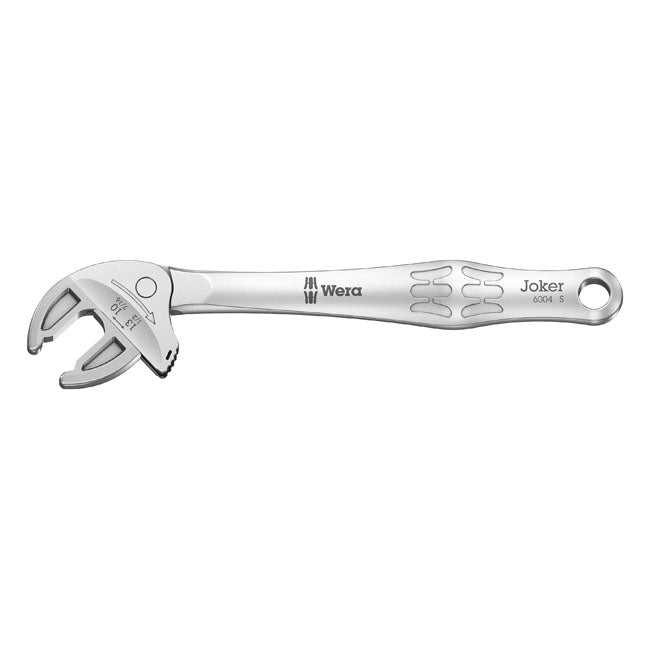 Wera Adjustable Wrench 10-13 mm- 7/16-1/2" Joker S 6004 Serie – Hexagon Screw Heads and Nuts