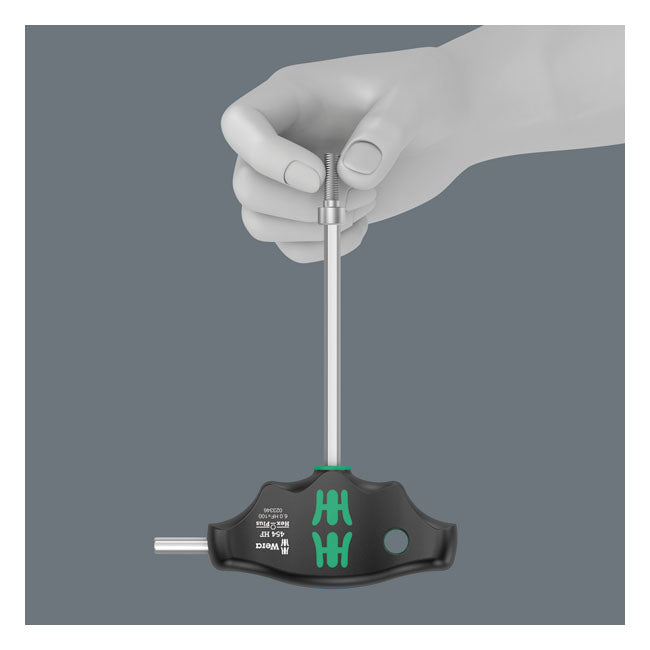 Wera HF T-handle Hexdriver Series 454 Size 3 – Hex Socket Head (Allen Head)