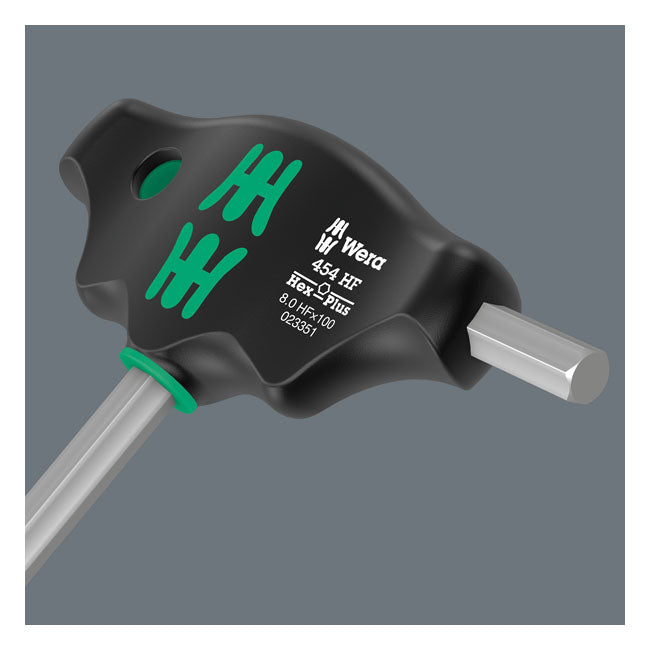 Wera HF T-handle Hexdriver Series 454 Size 9/64" – Hex Socket Head (Allen Head)