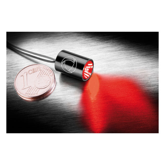 Kellermann Atto® Integral Taillight. Black, Dark Lens