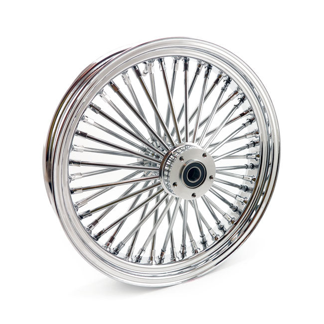 MCS Radial 48 Fat Spoke Front Wheel 3.50 X 18 DF Chrome – 2000–2007 FLT/Touring