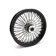 MCS Radial 48 Fat Spoke Front Wheel 3.50 X 18 SF Black – 2004–2005 FXDWG