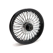 MCS Radial 48 Fat Spoke Front Wheel 3.50 X 18 SF Black – 2004–2005 FXDWG