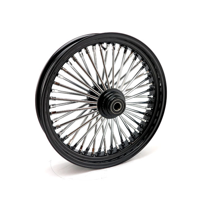 MCS Radial 48 Fat Spoke Front Wheel 3.50 X 18 SF Black – 2004–2005 FXDWG