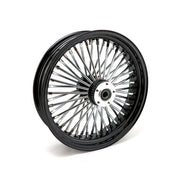 MCS Radial 48 Fat Spoke Rear Wheel 4.25 X 18 Black – 2006–2007 Dyna