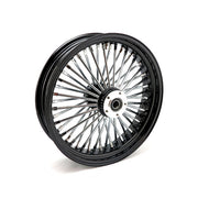 MCS Radial 48 Fat Spoke Rear Wheel 4.25 X 18 Black – 2006–2007 Dyna