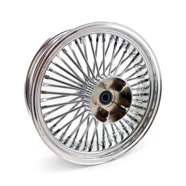 MCS Radial 48 Fat Spoke Rear Wheel 5.50 X 18 Chrome – 2008–2025 FLT/Touring in Custom…