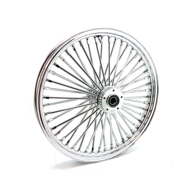 MCS Radial 48 Fat Spoke Front Wheel 2.15 X 21 DF Chrome – Custom Applications