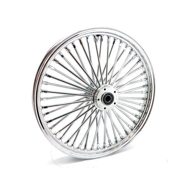 MCS Radial 48 Fat Spoke Front Wheel 2.15 x 21 Sf Chrome – 2004–2005 FXDWG