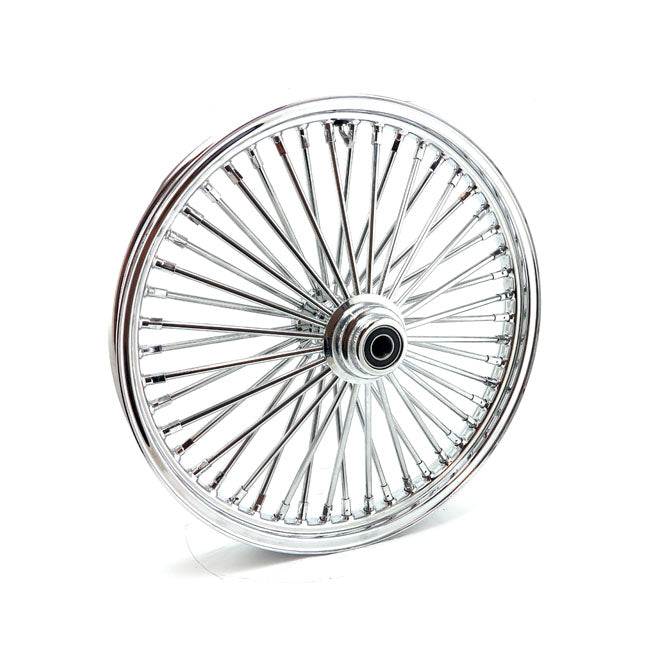 MCS Radial 48 Fat Spoke Front Wheel 2.15 X 21 SF Chrome – 2004–2005 FXDWG